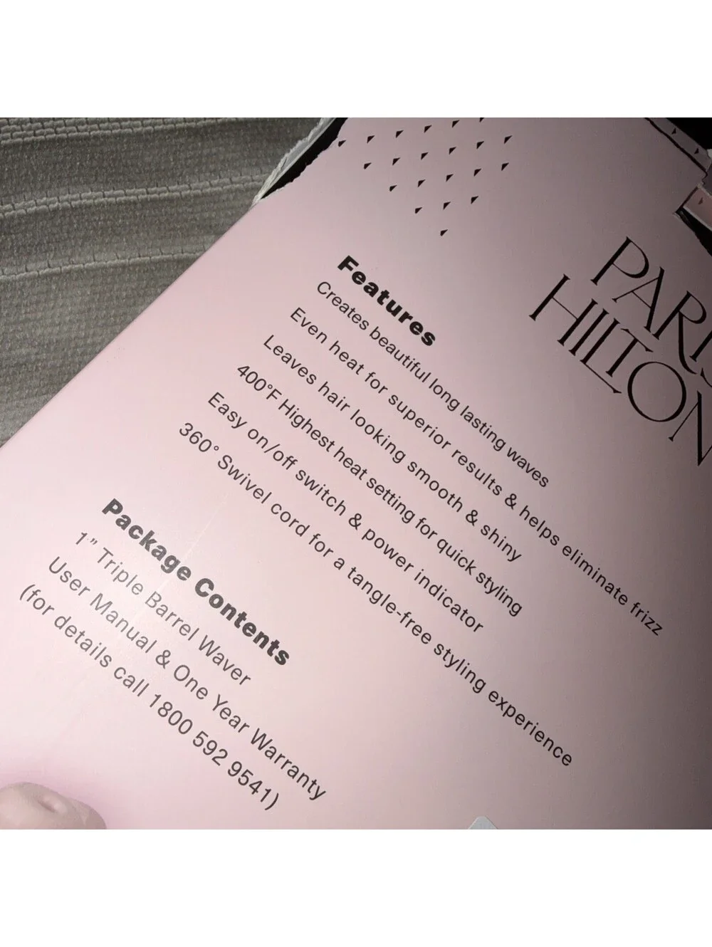 Paris Hilton WAVER  TRIPLE BARREL 1